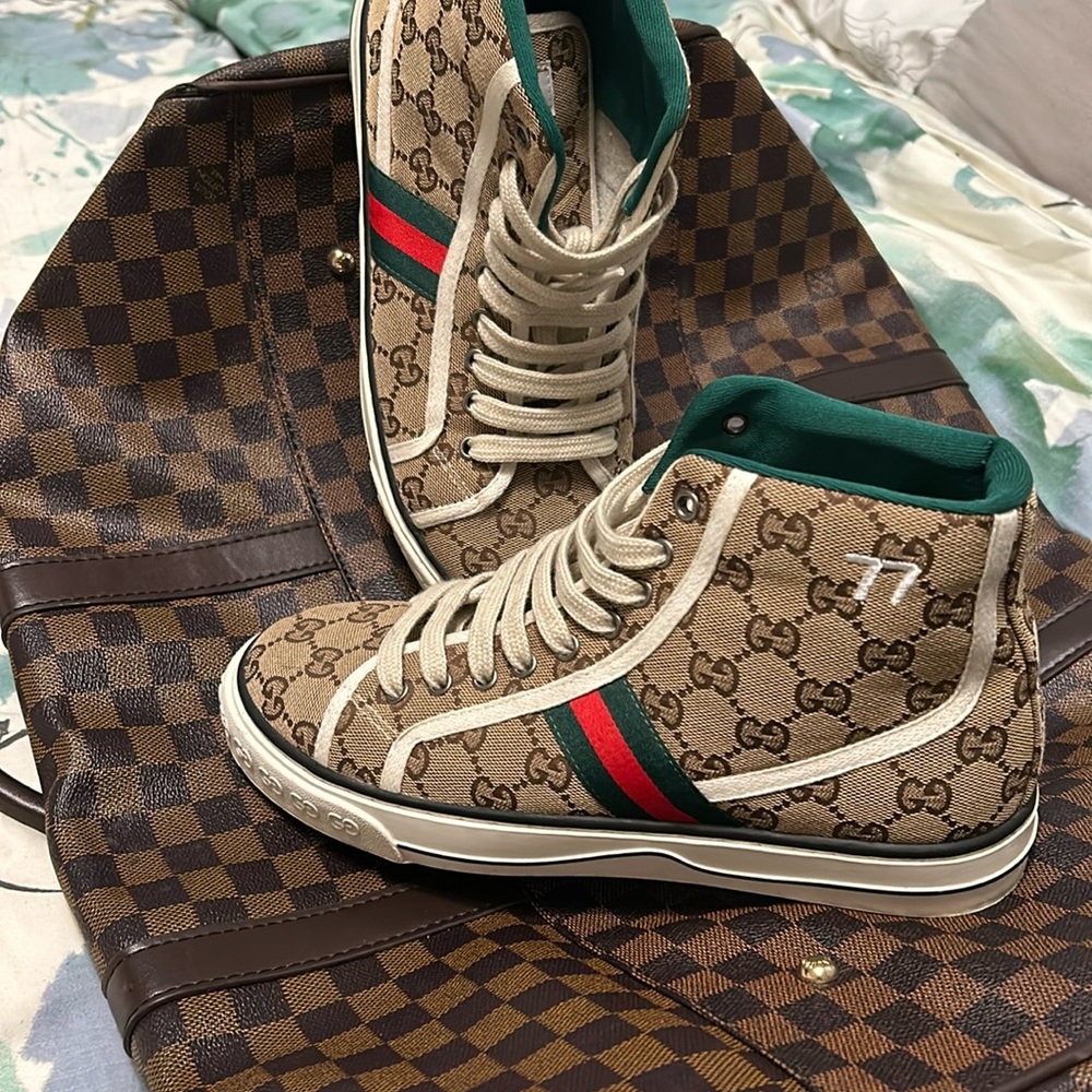 High Top Gucci 77 Tennis Sneakers